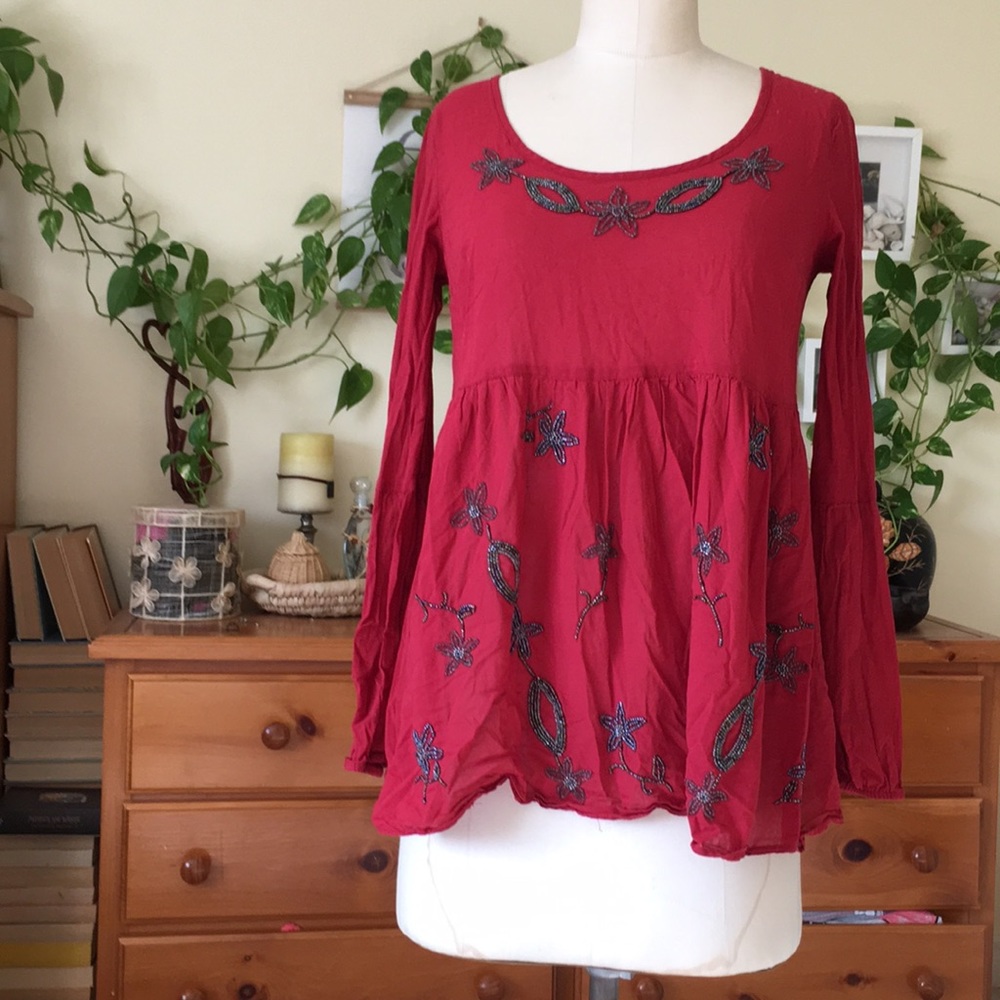 Free people beaded tunic S
